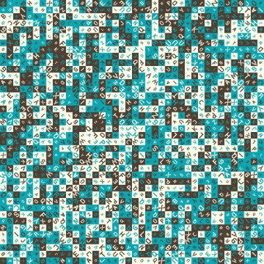 Soyut Geometrik küpler ve kareler, vektör illüstrasyon arka planı