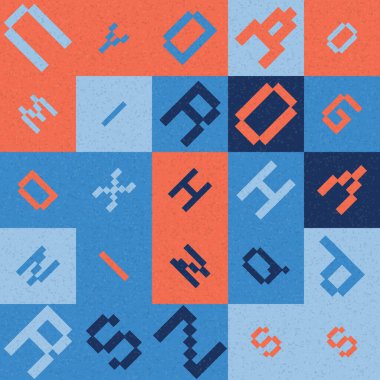 Soyut Geometrik küpler ve kareler, vektör illüstrasyon arka planı