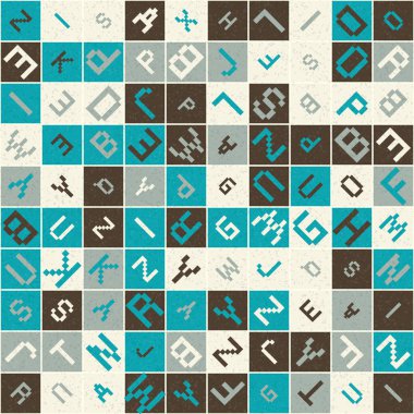 Soyut Geometrik küpler ve kareler, vektör illüstrasyon arka planı