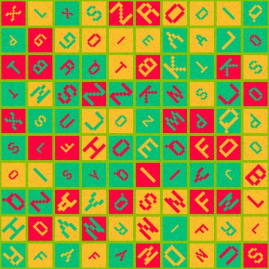 Soyut Geometrik küpler ve kareler, vektör illüstrasyon arka planı