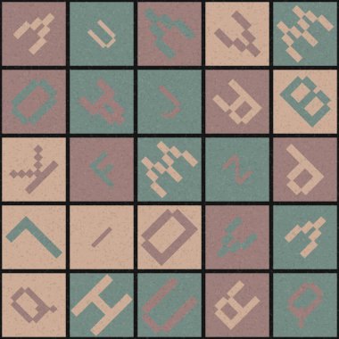 Soyut Geometrik küpler ve kareler, vektör illüstrasyon arka planı