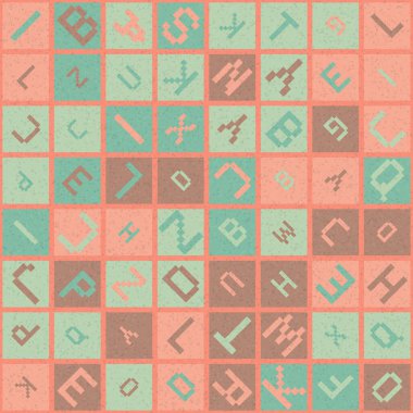 Soyut Geometrik küpler ve kareler, vektör illüstrasyon arka planı