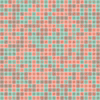 Soyut Geometrik küpler ve kareler, vektör illüstrasyon arka planı