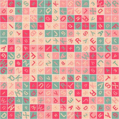 Soyut Geometrik küpler ve kareler, vektör illüstrasyon arka planı