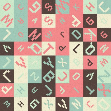 Soyut Geometrik küpler ve kareler, vektör illüstrasyon arka planı