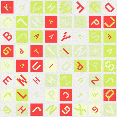 Soyut Geometrik küpler ve kareler, vektör illüstrasyon arka planı