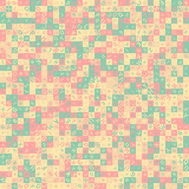 Soyut Geometrik küpler ve kareler, vektör illüstrasyon arka planı