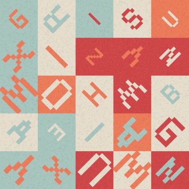 Soyut Geometrik küpler ve kareler, vektör illüstrasyon arka planı