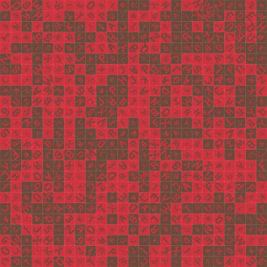 Soyut Geometrik küpler ve kareler, vektör illüstrasyon arka planı