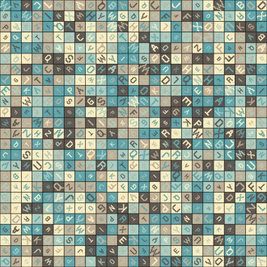 Soyut Geometrik küpler ve kareler, vektör illüstrasyon arka planı