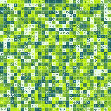 Soyut Geometrik küpler ve kareler, vektör illüstrasyon arka planı