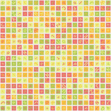 Soyut Geometrik küpler ve kareler, vektör illüstrasyon arka planı