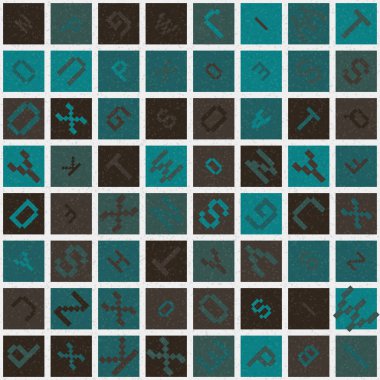 Soyut Geometrik küpler ve kareler, vektör illüstrasyon arka planı