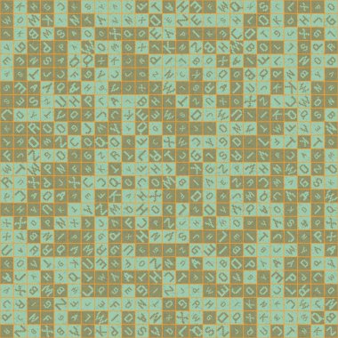 Soyut geometrik desen, üretici hesaplama vektörü çizimi