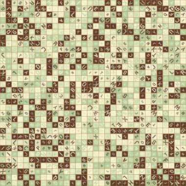 Soyut Geometrik küpler ve kareler, vektör illüstrasyon arka planı