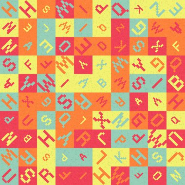 Soyut Geometrik küpler ve kareler, vektör illüstrasyon arka planı