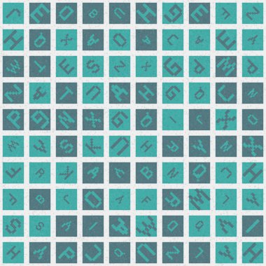 Soyut Geometrik küpler ve kareler, vektör illüstrasyon arka planı