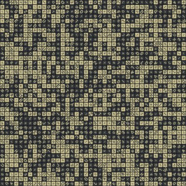 Soyut geometrik desen, üretici hesaplama vektörü çizimi