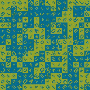 Soyut geometrik desen, üretici hesaplama vektörü çizimi