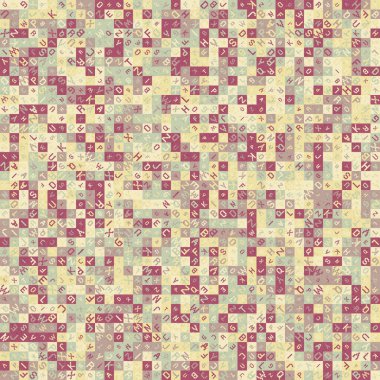 Soyut geometrik desen, üretici hesaplama vektörü çizimi