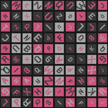 Soyut Geometrik küpler ve kareler, vektör illüstrasyon arka planı