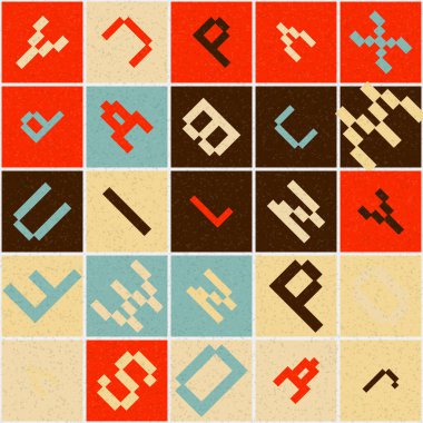 Soyut Geometrik küpler ve kareler, vektör illüstrasyon arka planı