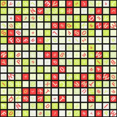Soyut geometrik desen, üretici hesaplama vektörü çizimi