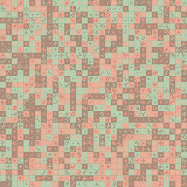 Soyut Geometrik küpler ve kareler, vektör illüstrasyon arka planı