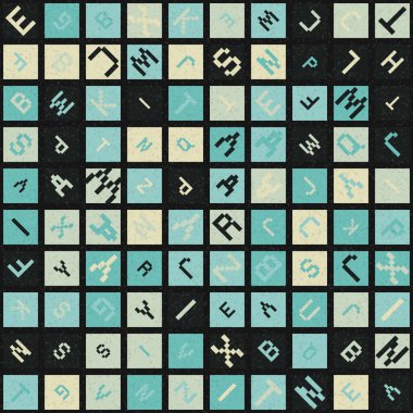 Soyut Geometrik küpler ve kareler, vektör illüstrasyon arka planı