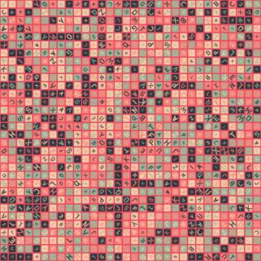 Soyut Geometrik küpler ve kareler, vektör illüstrasyon arka planı