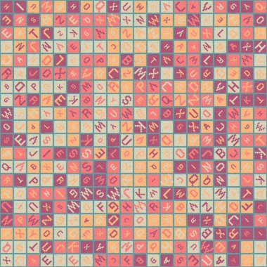 Soyut Geometrik küpler ve kareler, vektör illüstrasyon arka planı