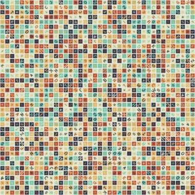 Soyut Geometrik küpler ve kareler, vektör illüstrasyon arka planı