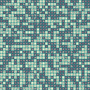 Soyut Geometrik küpler ve kareler, vektör illüstrasyon arka planı