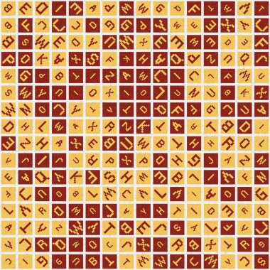 Soyut geometrik desen, üretici hesaplama vektörü çizimi
