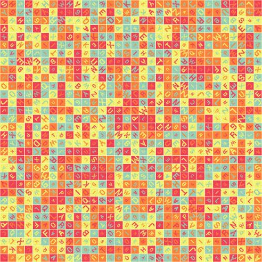 Soyut Geometrik küpler ve kareler, vektör illüstrasyon arka planı