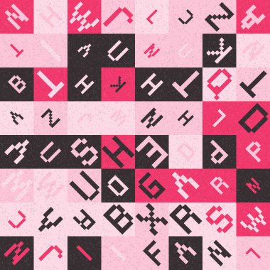 Soyut Geometrik küpler ve kareler, vektör illüstrasyon arka planı