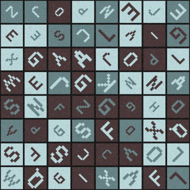 Soyut Geometrik küpler ve kareler, vektör illüstrasyon arka planı