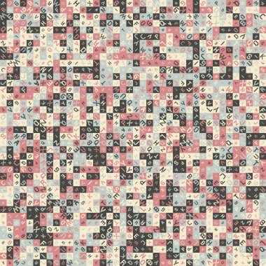 Soyut Geometrik küpler ve kareler, vektör illüstrasyon arka planı