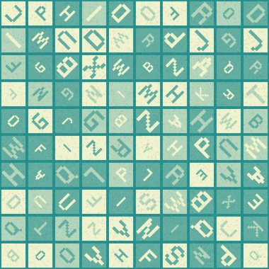 Soyut Geometrik küpler ve kareler, vektör illüstrasyon arka planı