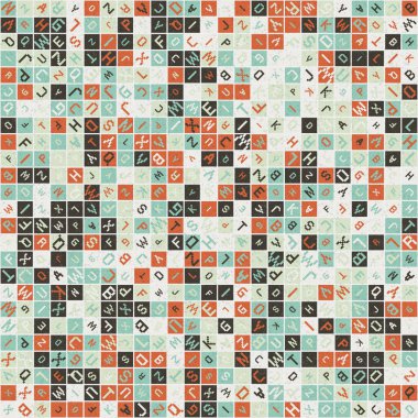 Soyut Geometrik küpler ve kareler, vektör illüstrasyon arka planı