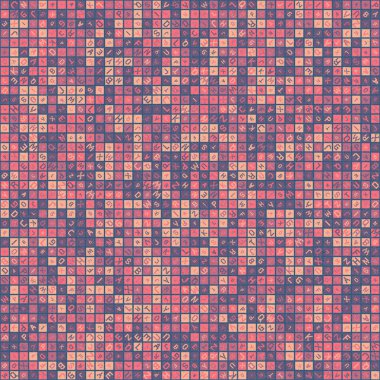 Soyut Geometrik küpler ve kareler, vektör illüstrasyon arka planı