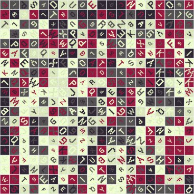 Soyut Geometrik küpler ve kareler, vektör illüstrasyon arka planı