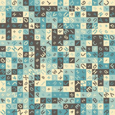 Soyut Geometrik küpler ve kareler, vektör illüstrasyon arka planı