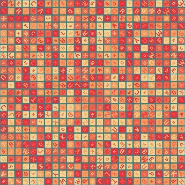 Soyut Geometrik küpler ve kareler, vektör illüstrasyon arka planı