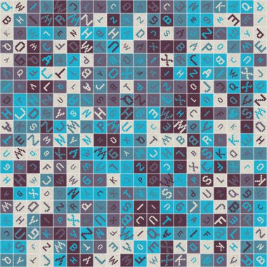 Soyut Geometrik küpler ve kareler, vektör illüstrasyon arka planı