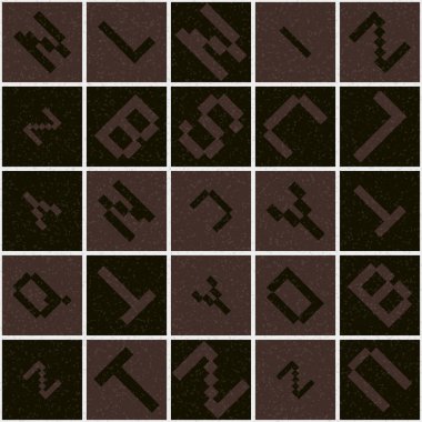 Soyut Geometrik küpler ve kareler, vektör illüstrasyon arka planı