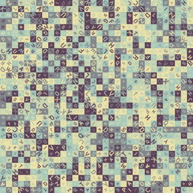 Soyut Geometrik küpler ve kareler, vektör illüstrasyon arka planı