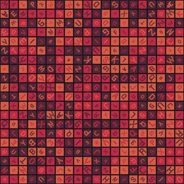 Soyut Geometrik küpler ve kareler, vektör illüstrasyon arka planı