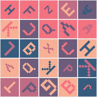 Soyut Geometrik küpler ve kareler, vektör illüstrasyon arka planı