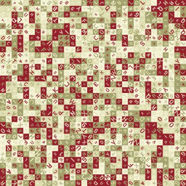 Soyut Geometrik küpler ve kareler, vektör illüstrasyon arka planı